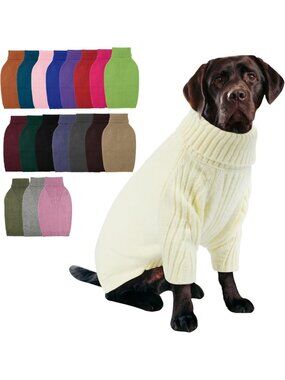 XXXL Warm Dog Sweater for Extra Large Dogs | Cozy Knit Pet Apparel for Winter